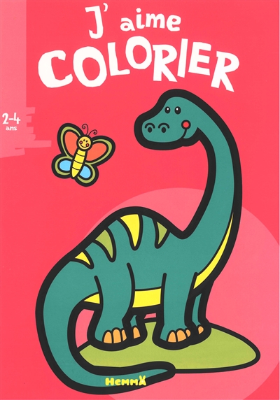 J'aime colorier, 2-4 ans : diplodocus