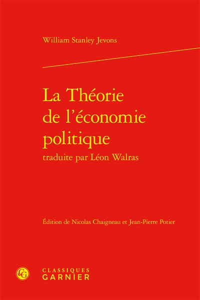 La théorie de l'économie politique