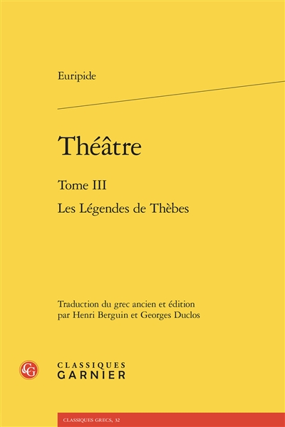 Théâtre. Vol. 3. Les...
