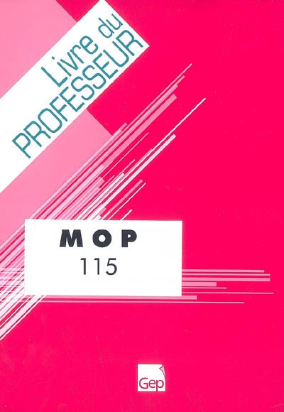 MOP : livre du professeur