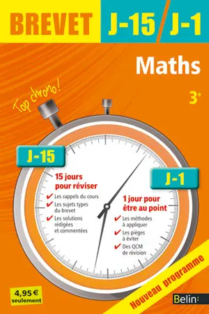 Maths 3e : nouveau programme