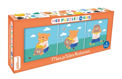 mes puzzles en bois : mes p'tites histoires