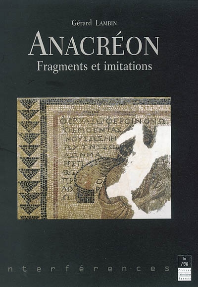 Anacréon : fragments et imitations