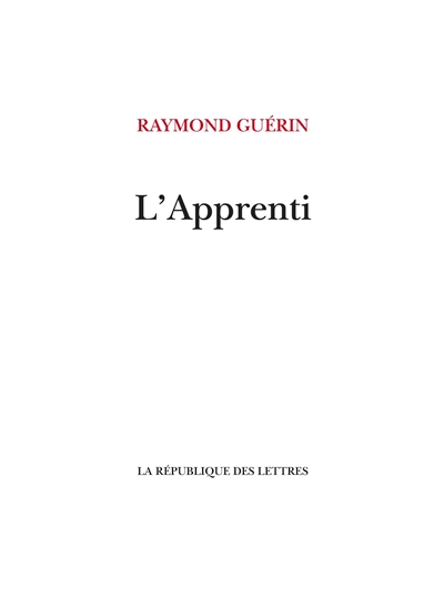 L'apprenti