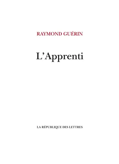 L'apprenti