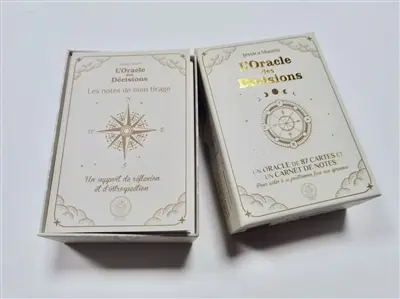 L'oracle des décisions : un oracle de 87 cartes et un carnet de notes pour aider à se positionner face aux épreuves