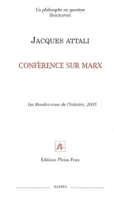Conférence sur Marx