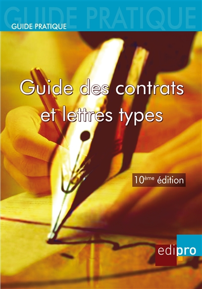 Guide des contrats et lettres types