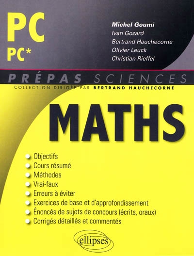 Mathématiques PC, PC*