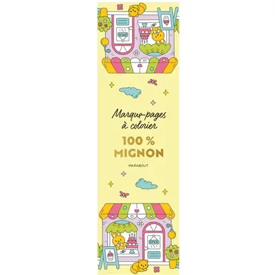 100% mignon : Marque-pages à colorier