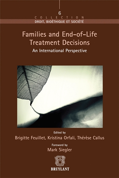 Families and end-of-life treatment decisions : an international perspective