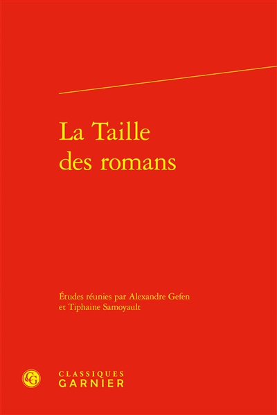 La taille des romans