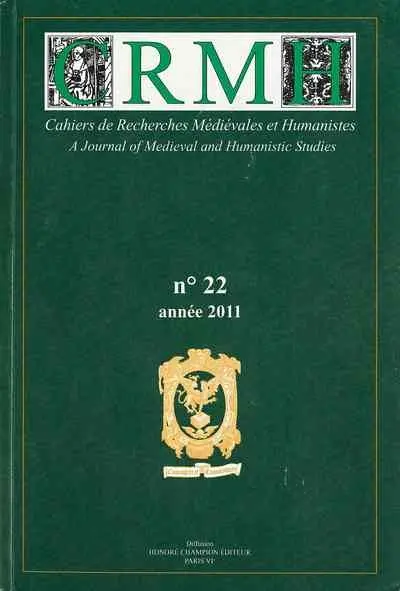 Cahiers de recherches médiévales et humanistes, n° 22
