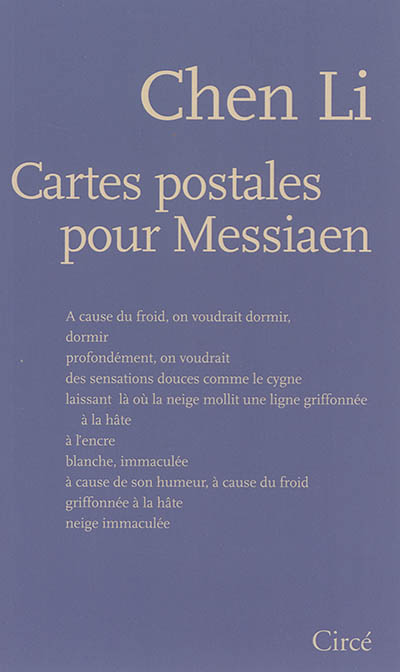 cartes postales pour messiaen