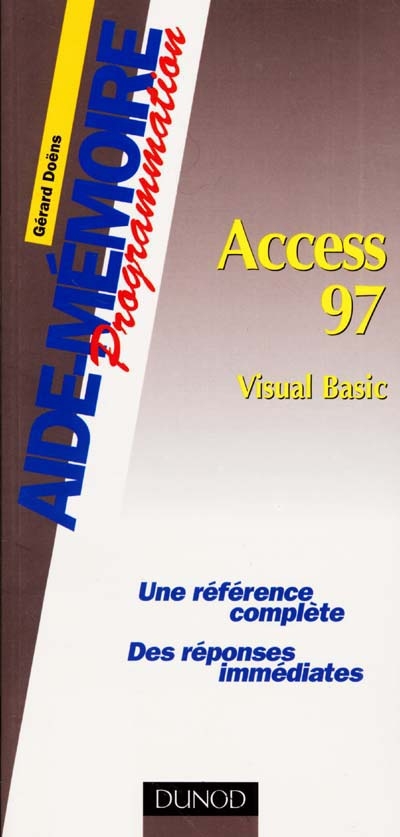 Access 97 : Visual Basic