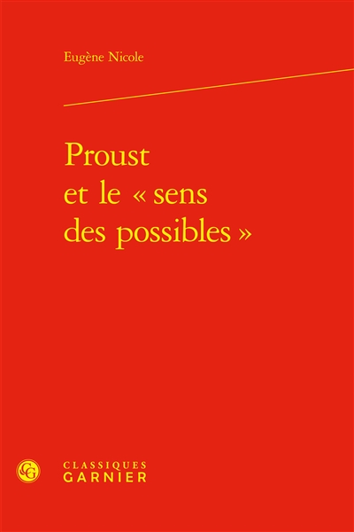 Proust et le sens des possibles