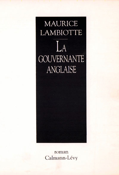 La Gouvernante anglaise