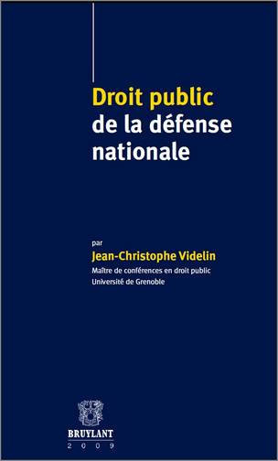 Droit public de la défense nationale