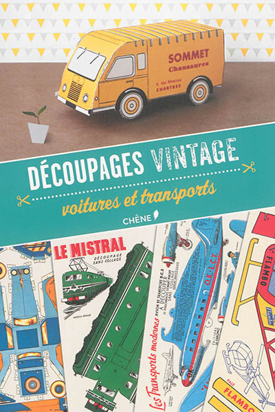 Découpages vintage : voitures et transports