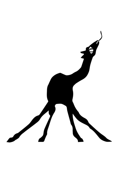La langue de la girafe
