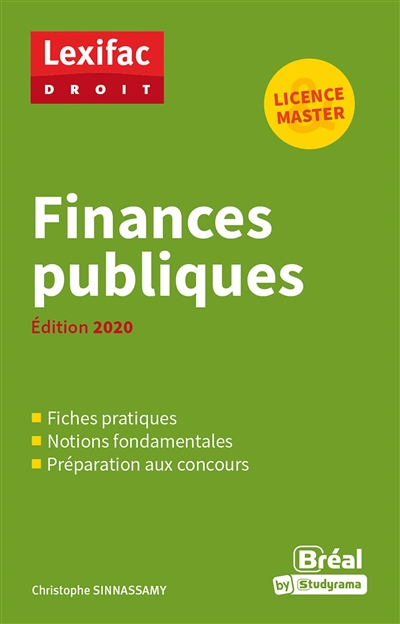 Finances publiques : licence & master