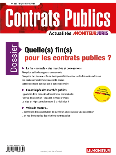 Contrats publics,...