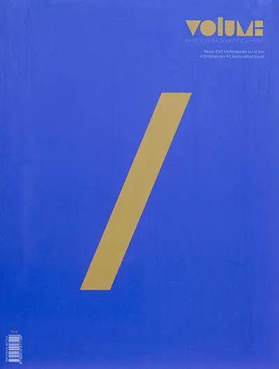 Volume : revue d'art contemporain sur le son, n° 7. Spécial entretiens
