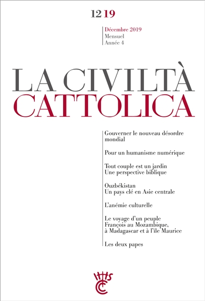 Civiltà cattolica (La), n° 12 (2019)