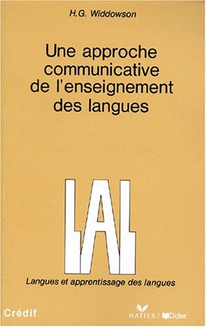 Une Approche communicative de l'enseignement des langues
