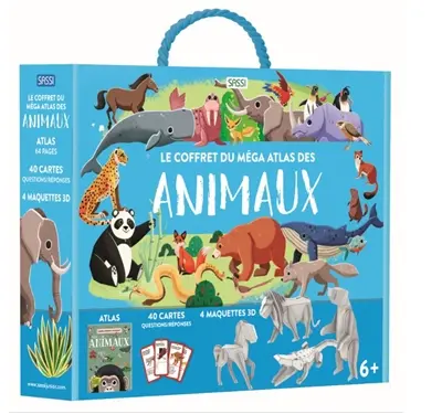 Le coffret du méga atlas des animaux