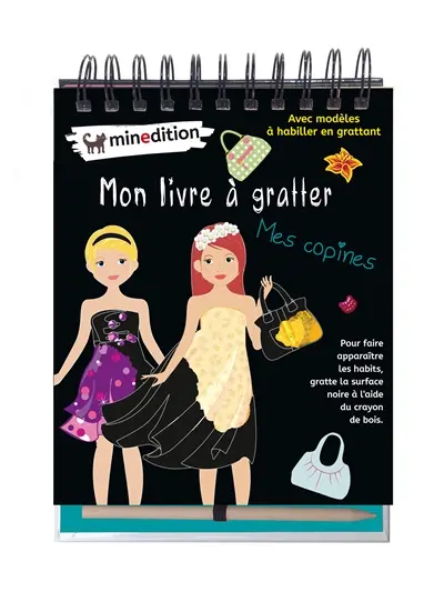 Mon livre à gratter : mes copines