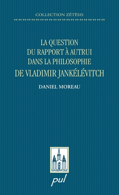 La question du rapport à autrui dans la philosophie de Vladimir Jankélévitch