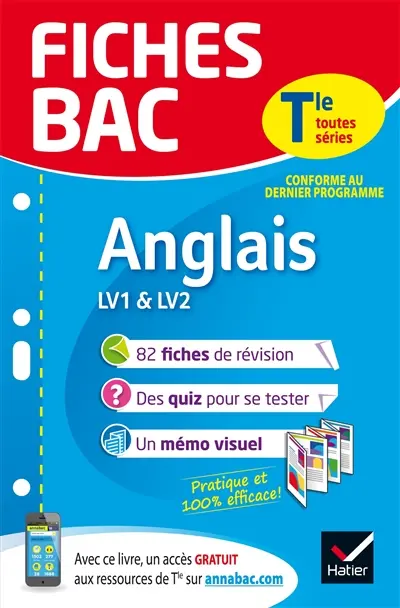 Anglais LV1 & LV2, terminale toutes séries