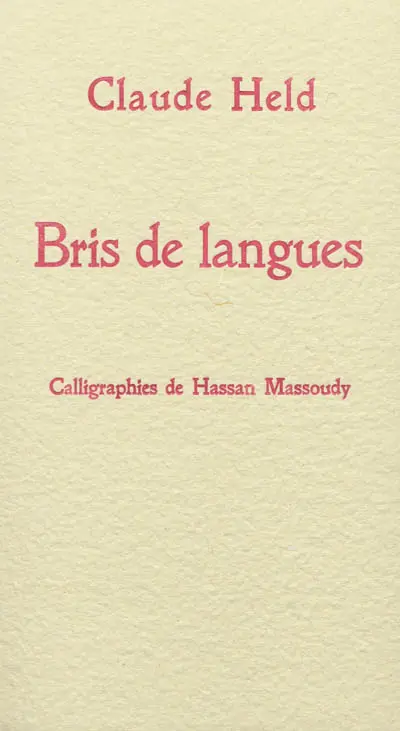 Bris de langues