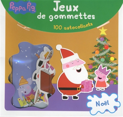 Peppa Pig : jeux de gommettes : Noël