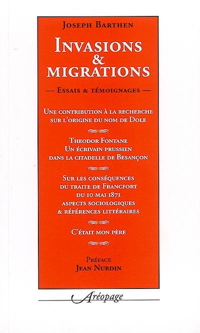 Invasions & migrations : essais et témoignages
