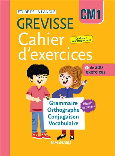 Cahier d'exercices Grevisse CM1