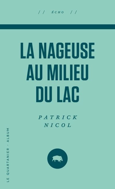 La nageuse au milieu du lac