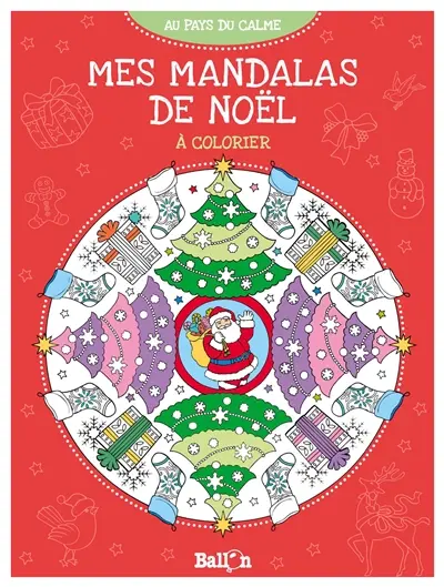 Mes mandalas de Noël à colorier