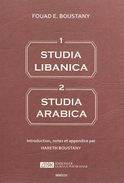 Studia libanica. Studia arabica