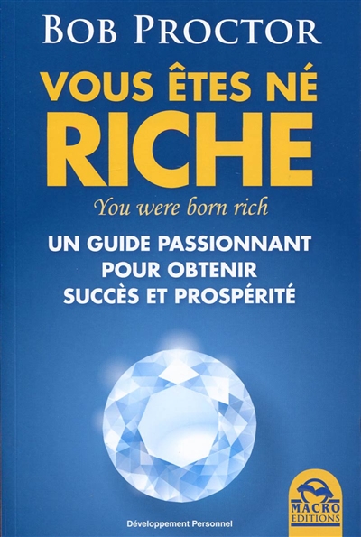 Vous êtes né riche : un guide passionnant pour obtenir succès et prospérité. You were born rich