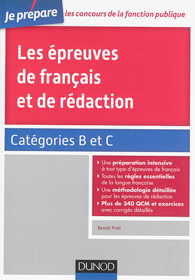 Les épreuves de français et de rédaction : catégories B et C