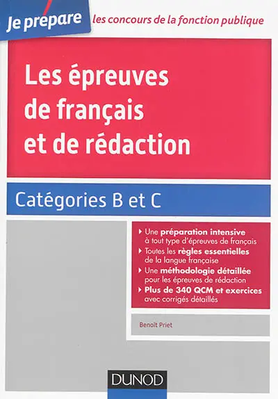 Les épreuves de français et de rédaction : catégories B et C