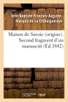 Maison de Savoie (origine)....