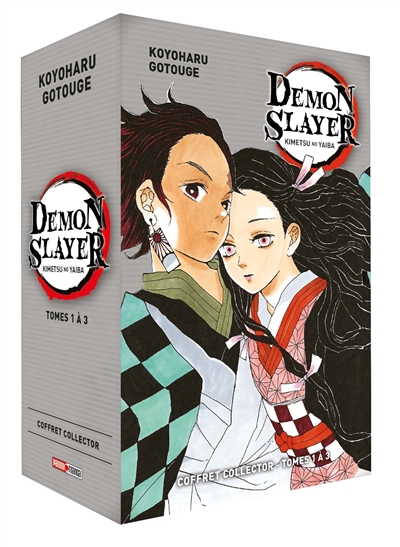 Demon slayer : Kimetsu no yaiba : coffret collector tomes 1 à 3