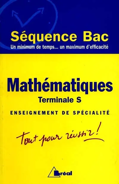 Mathématiques : terminale S, enseignement de spécialité
