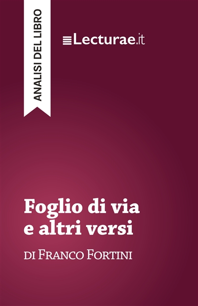 Foglio di via e altri versi...