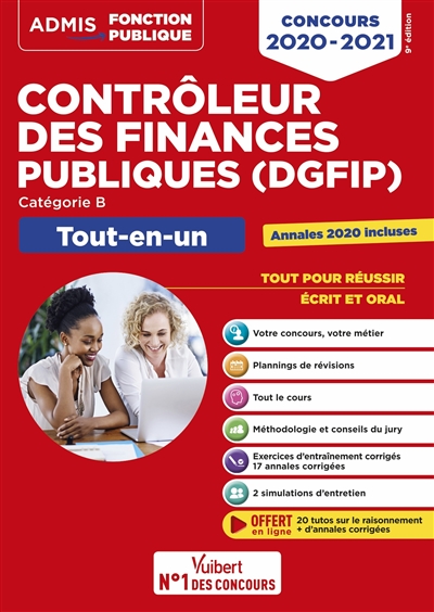 Contrôleur des finances publiques (DGFIP) : catégorie B, tout-en-un : concours 2020-2021