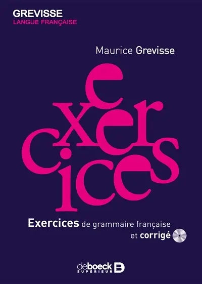 Exercices de grammaire française et corrigé