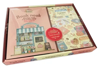 Coffret mini book nook : mini librairie